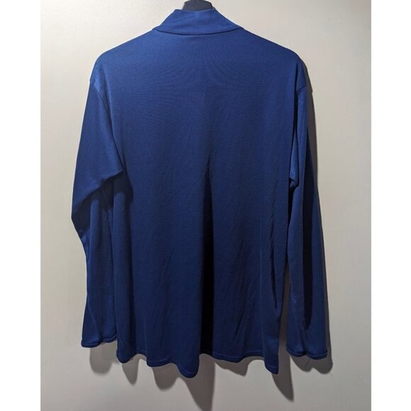 Patagonia | Men's 3/4 zip Capilene Sweater in Blue - Picture 2 of 7